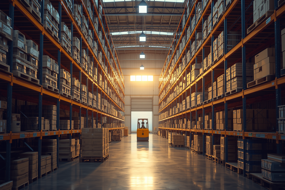 Warehouse inventory and parts storage